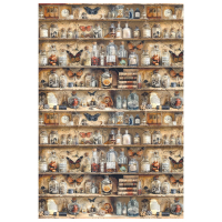 Ciao Bella Cabinet of Curiosites A4 Rice Paper Mixed (4pcs) (CBRA001)